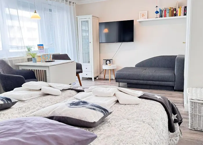 10-105, sehr Strandnah, im Herzen Westerlands, Westbalkon, 1 Zi