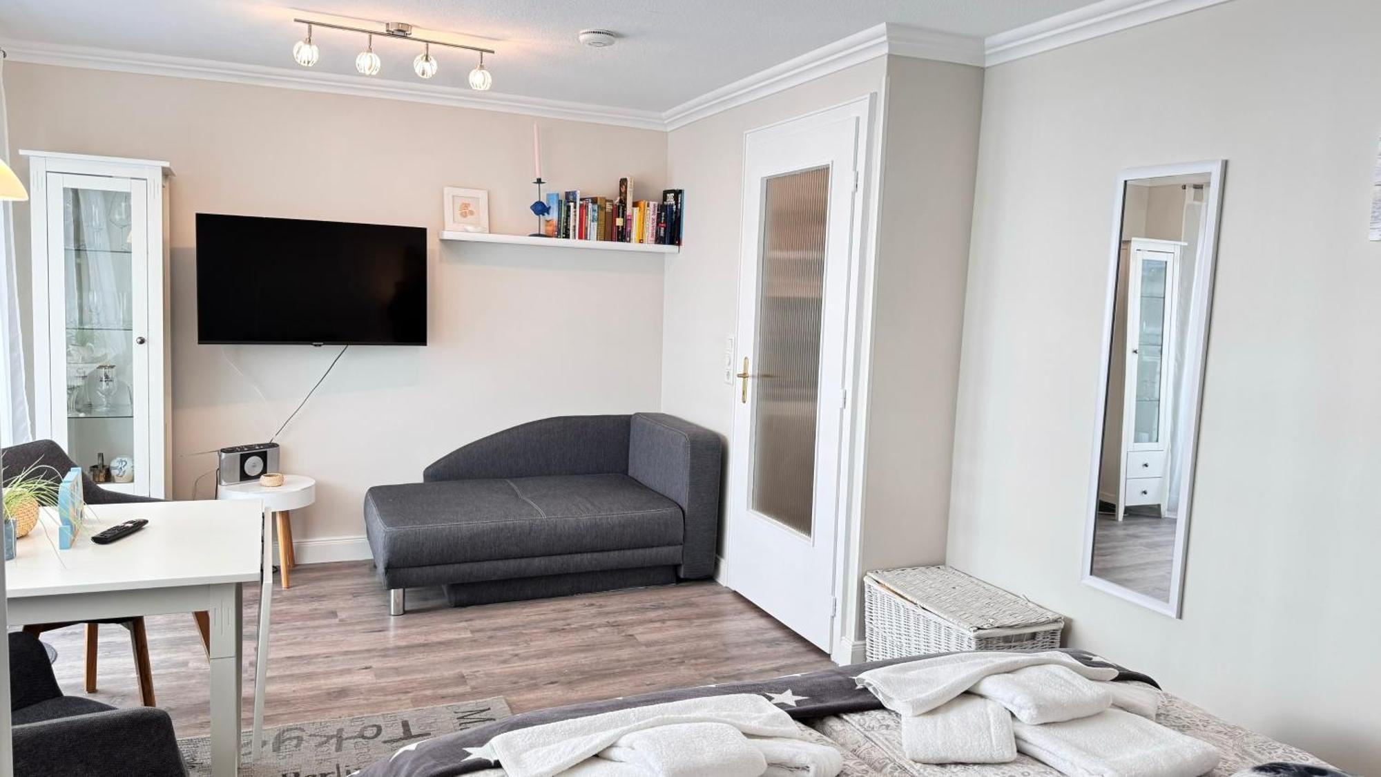 Apartment 10-105, Sehr Strandnah, Im Herzen Westerlands, Westbalkon, 1 Zi
